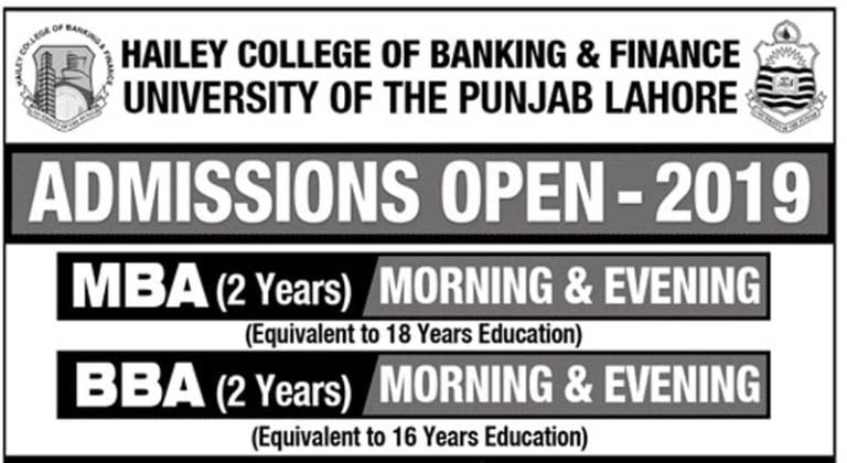 Hailey College Admission 2019 MBA & BBA