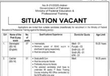 Ministry Of Education Federal Government Jobs 2020