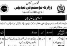 Ministry of Weather and Climate Jobs 2020