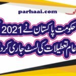 Public Holidays 2021