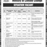 Ministry of Climate Change Zooligical Survey of Pakistan Jobs