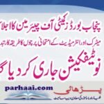 BISE Examination Paper Pattern Change Notification 2021-22