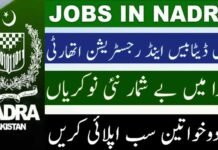 Jobs in National Database & Registration Authority (NADRA)