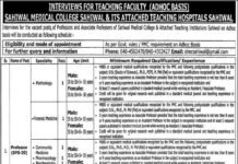 Teaching Faculty Jobs at Sahiwal Medical College