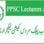 Lecturer Jobs in PPSC
