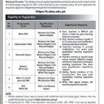 Tutors Jobs Aiou 2022