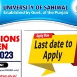 Admission 2023-admission-July-2023 University of Sahiwal
