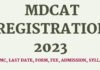 MDCAT 2023 Schedule & Syllabus