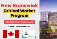 New Brunswick Critical Worker Pilot | Immigration To Canada Free of Cost