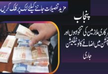 Salary increase notification issued in Punjab