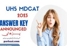 MDCAT Answer UHS Official Keys 2023 Announced