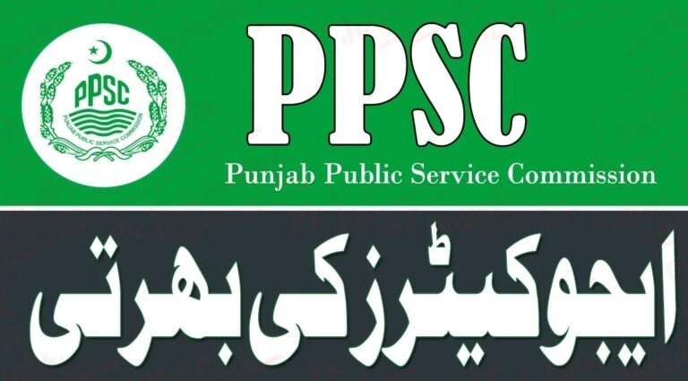PPSC Educators Jobs 2023 & Other Vacancies announced