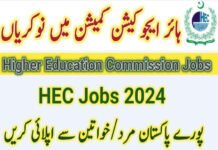 Jobs at HEC (Higher Education Commission) July 2024