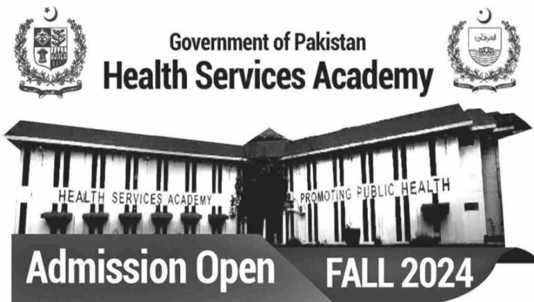 Health Services Academy Admissions Fall 2024