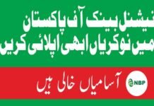 National Bank Of Pakistan NBP Jobs July 2024