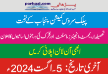 Punjab Public Service Commission Jobs in Various Departments July 2024