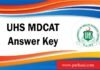 UHS MDCAT Answer Key 2024