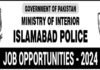 Job Opportunity in Islamabad Police