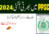 PPSC Jobs announcement in Various Departments Advertisement 34/2024