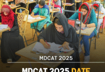 MDCAT 2025 Date announced by PMDC