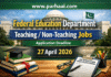 Federal Government Teaching and Non Teaching Jobs 2026