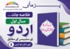 Khulasa CH# 4 : Faqah Main Roza 1st Year Urdu New Syllabus
