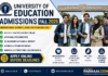 University of Education Admissions Lahore Fall 2026