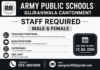 Army Public School Gujranwala Teaching Jobs 2026