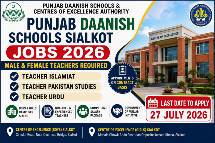 Danish School Sialkot Jobs