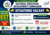 Teaching Vacancies at National Education Development Commission