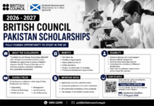 British Council Pakistan Scholarships 2026–2027 – Fully Funded UK Scholarships