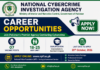 Jobs announcement in National Cyber Crime Agency Pakistan