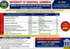 University of Sargodha Visiting Faculty Jobs 2026