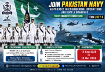 Join Pakistan Navy Term 2027-A